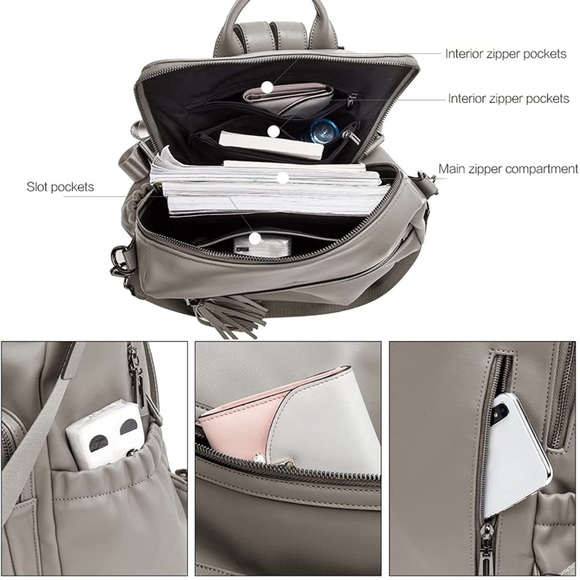 CLUCCI i women’s purse backpack NEW WITHOUT TAGS never used . - Picture 3 of 5